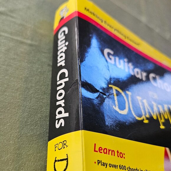 Guitar Chords for Dummies by Antoine Polin Paperback Spiralbound Guitar Guide - Picture 10 of 12